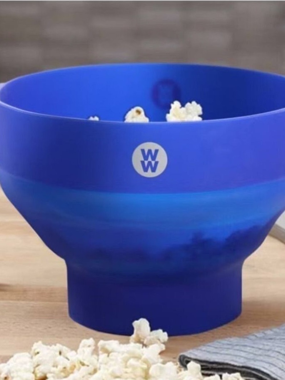 NIB WEIGHT WATCHERS Silicone Popcorn Popper with Recipe Card